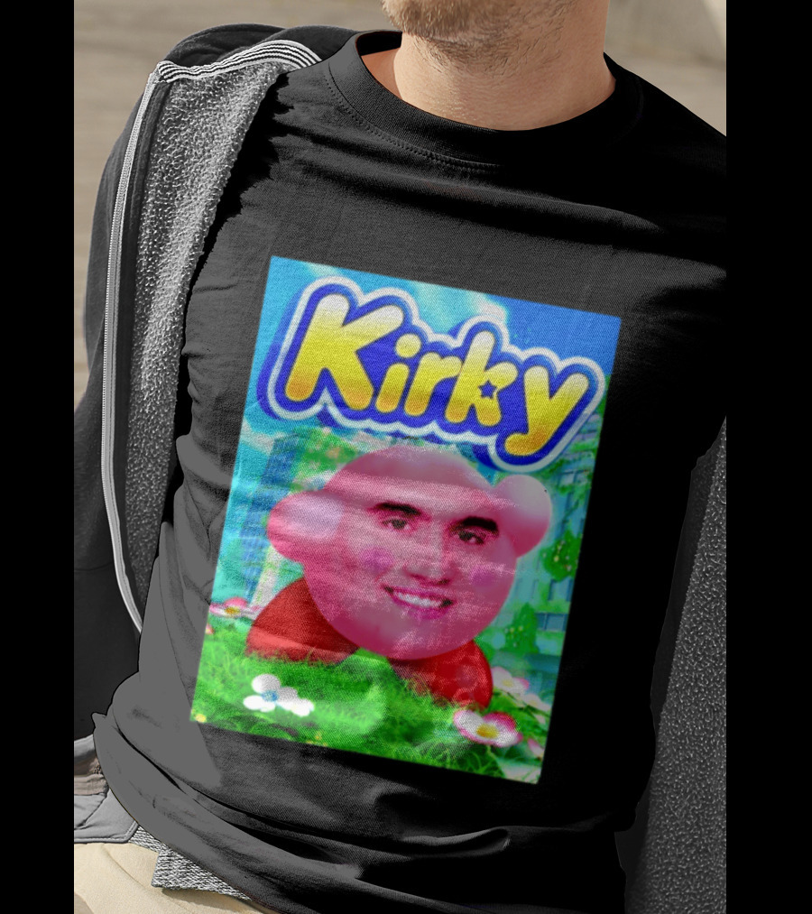 Kirky Charlie Kirk Kirby Meme T-Shirt