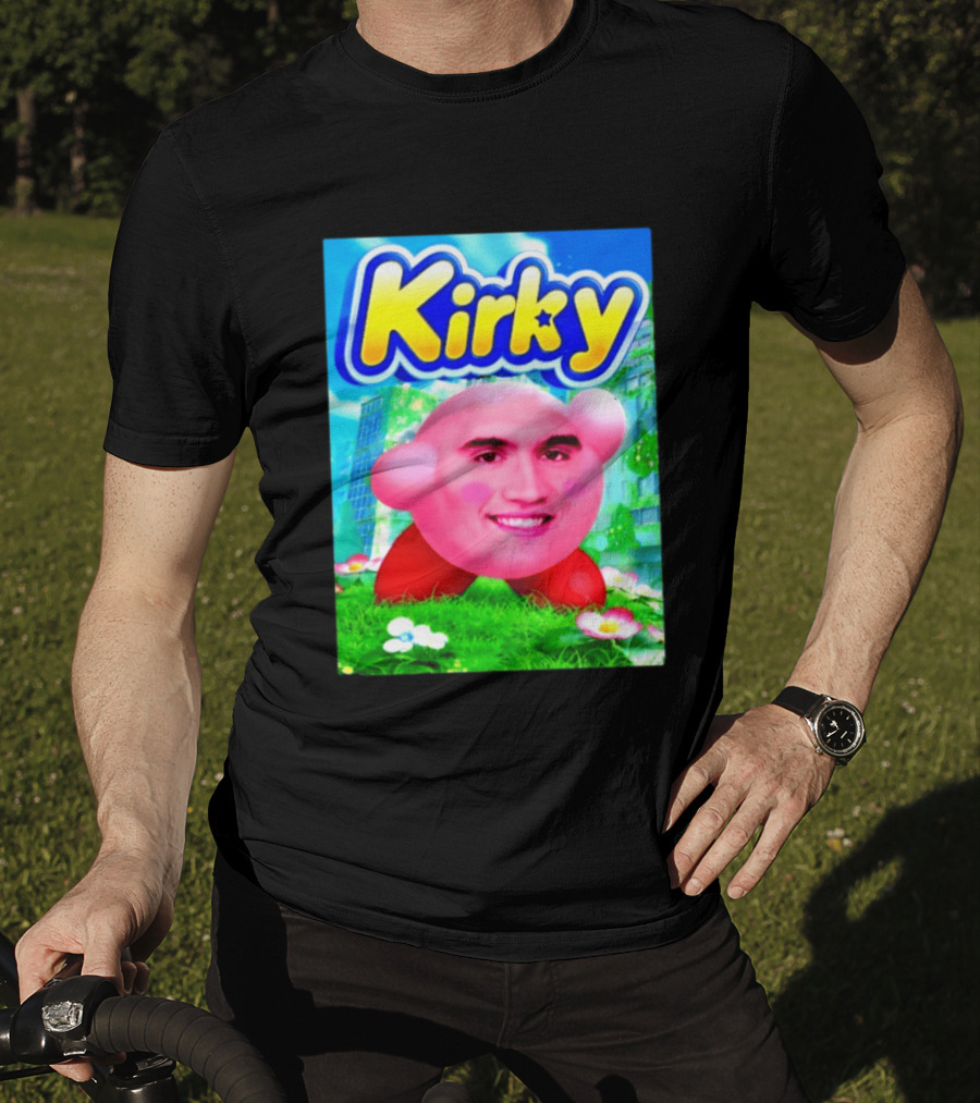 Kirky Charlie Kirk Kirby Meme T-Shirt
