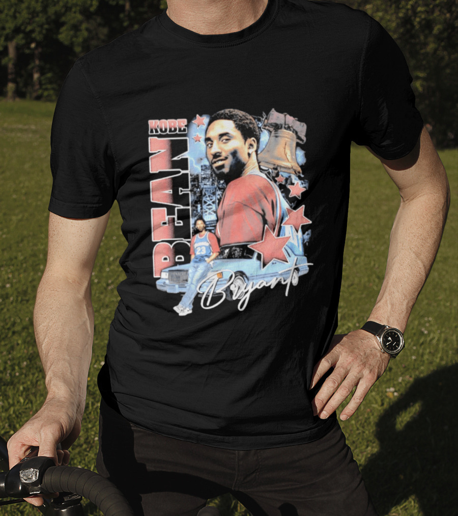 Kobe Bean Bryant Philadelphia Liberty Bell Vintage Style 23 Jersey Retro 76ers T-Shirt
