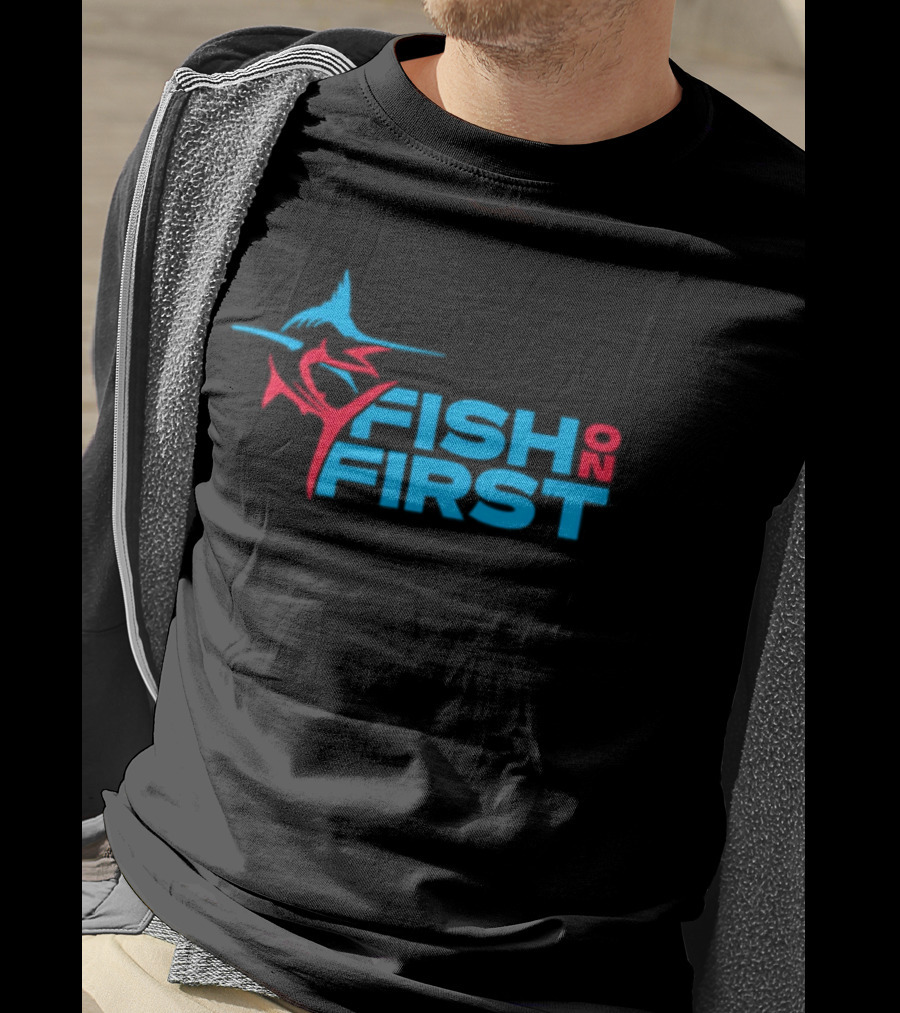 Miami Marlins Fish On First T-Shirt