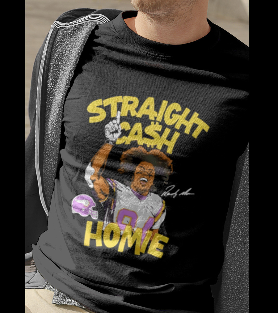 Minnesota Vikings Randy Moss Straight Cash Homie 84 T-Shirt