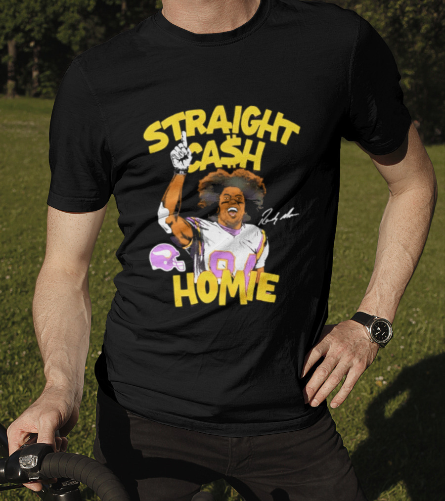 Minnesota Vikings Randy Moss Straight Cash Homie 84 T-Shirt