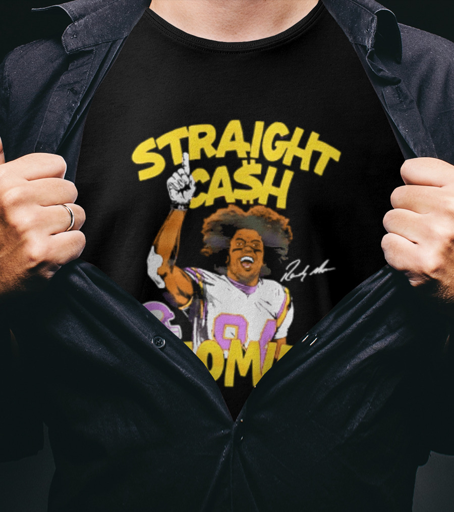 Minnesota Vikings Randy Moss Straight Cash Homie 84 T-Shirt