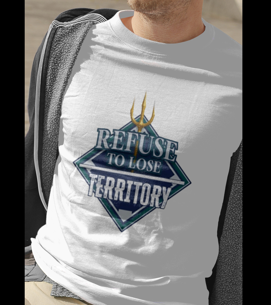 Seattle Seahawks Refuse To Lose Territory Trident T-Shirt