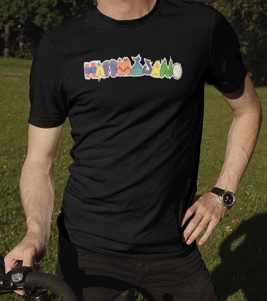 8Ro8 Store Hammajang Colorful Lettering Hat T-Shirt