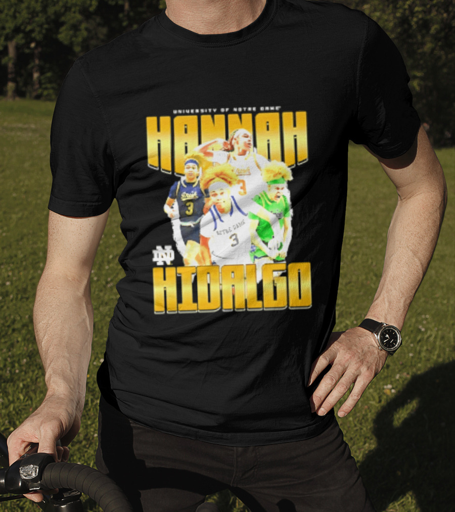 University Of Notre Dame Hannah Hidalgo Ncaa Women's Basketball T-Shirt