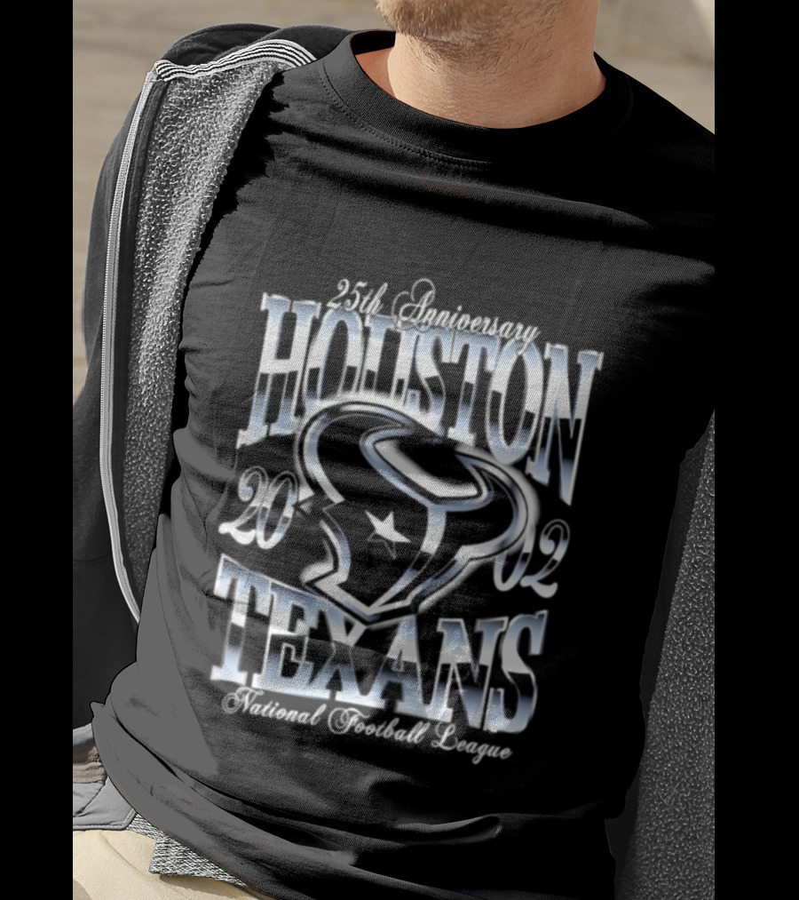 Houston Texans 25th Anniversary 2002 National Football League T-Shirt