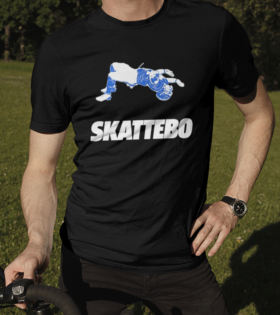 Skattebo New York Giants Flip Pose Star T-Shirt