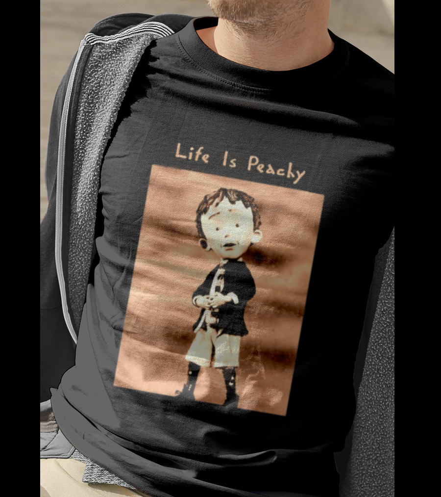 Life Is Peachy Korn Nu Metal Character Jonathan Davis T-Shirt