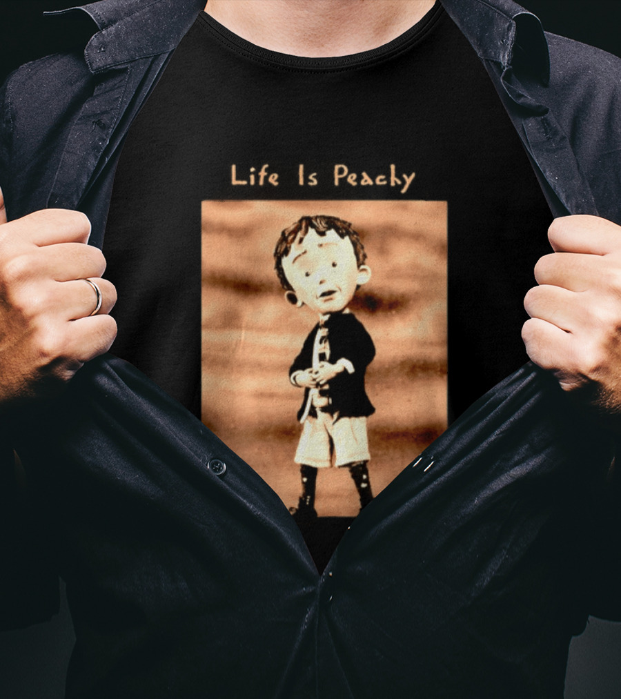 Life Is Peachy Korn Nu Metal Character Jonathan Davis T-Shirt