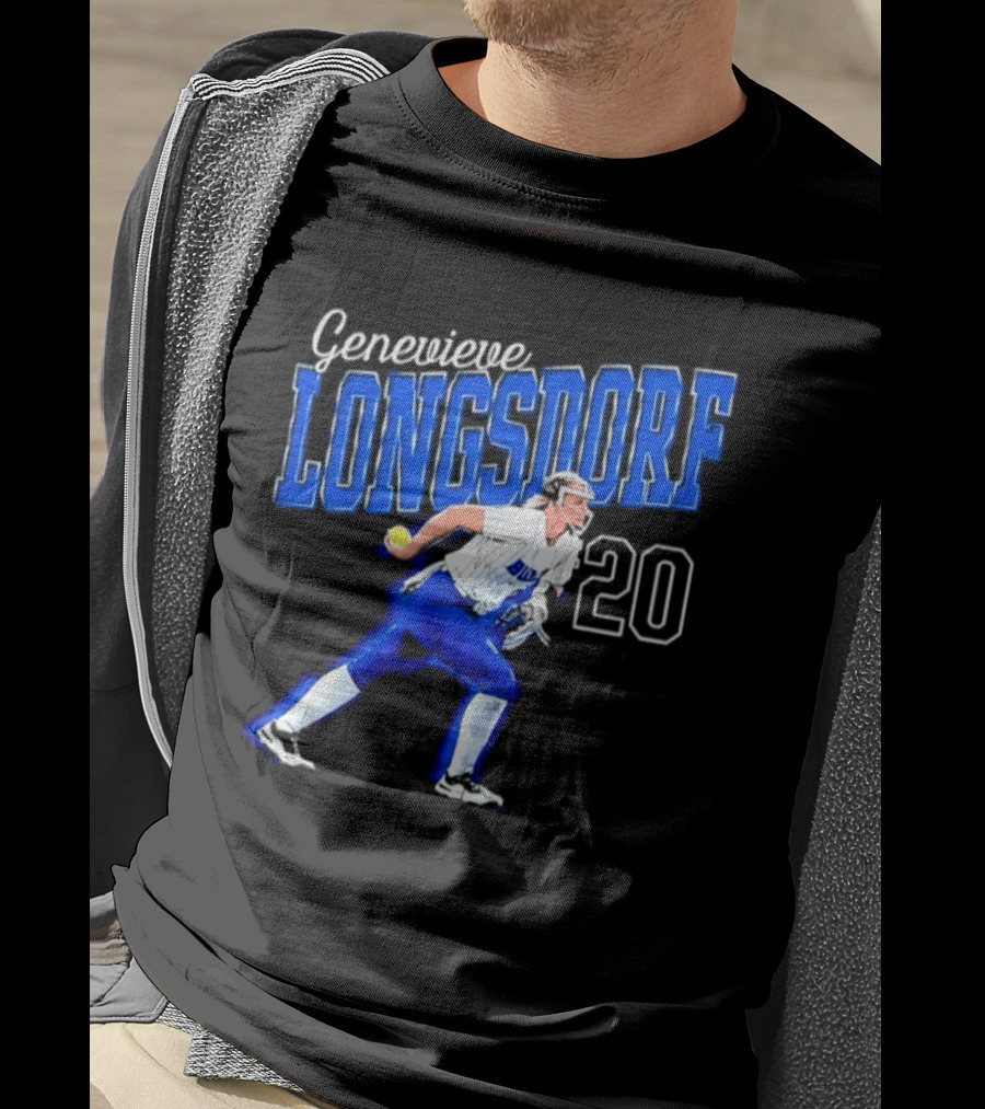 Genevieve Longsdorf 20 Buffalo Bulls NCAA Softball Player T-Shirt