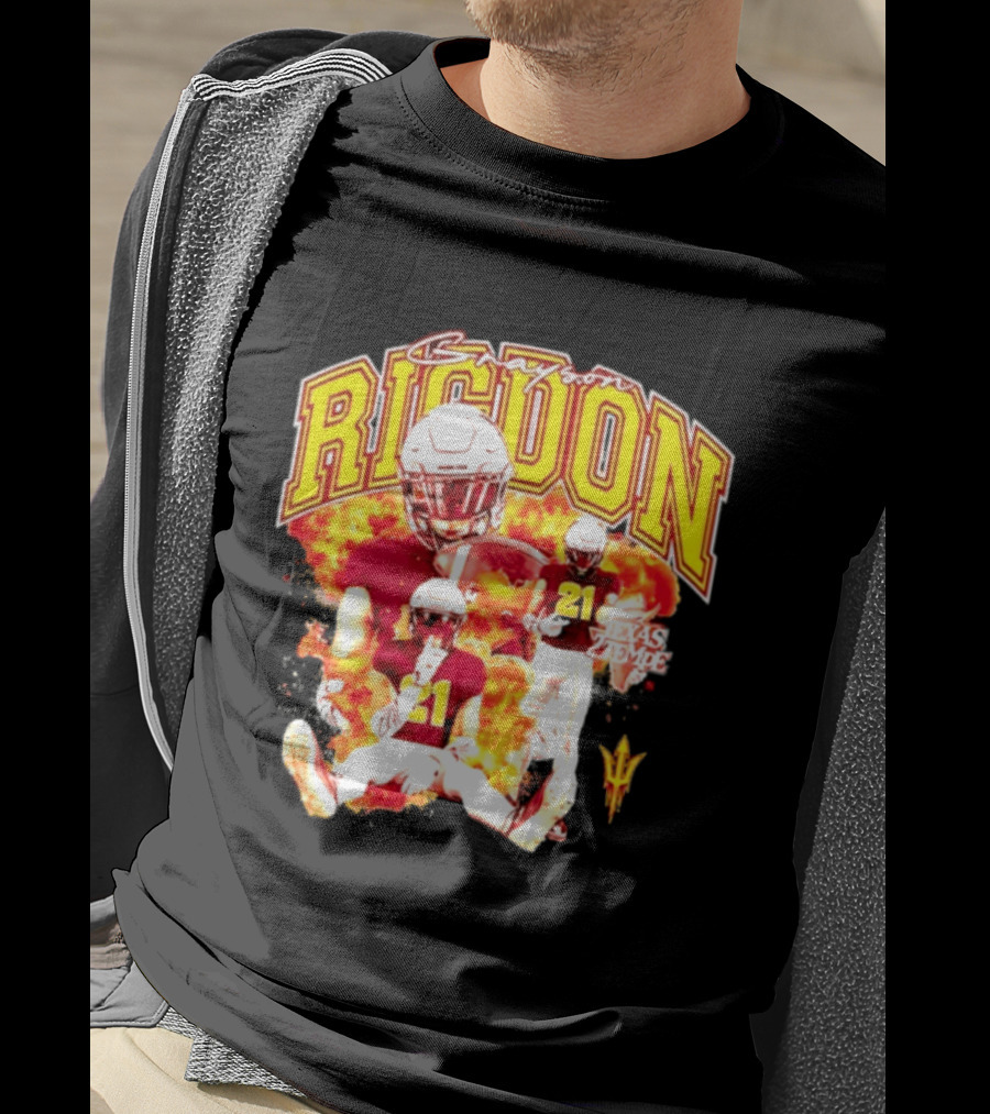 Grayson Rigdon 21 Arizona State Texas Tempe Football Player T-Shirt