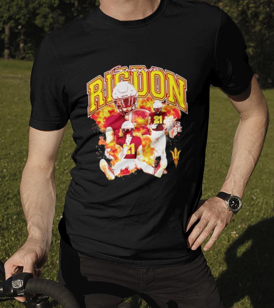Grayson Rigdon 21 Arizona State Texas Tempe Football Player T-Shirt