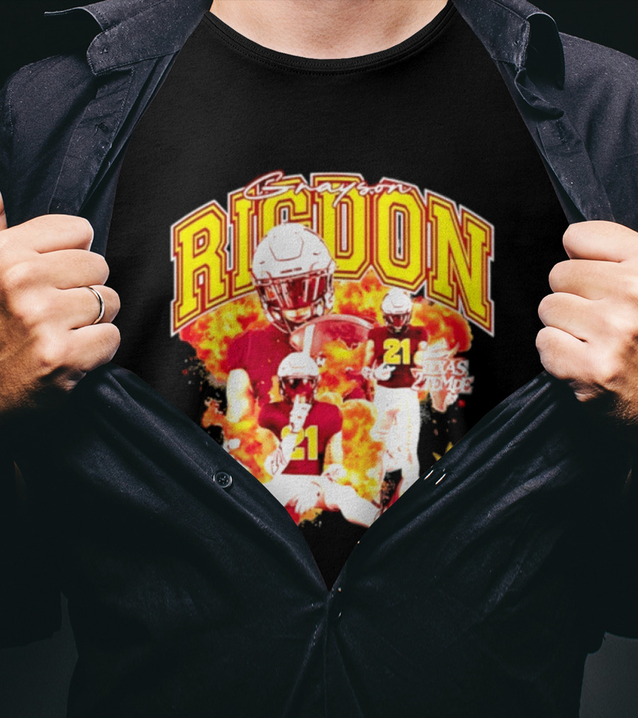 Grayson Rigdon 21 Arizona State Texas Tempe Football Player T-Shirt