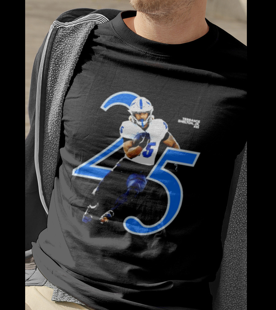 Terrance Shelton Jr 25 Buffalo Bulls NCAA Football Player Jersey Number T-Shirt