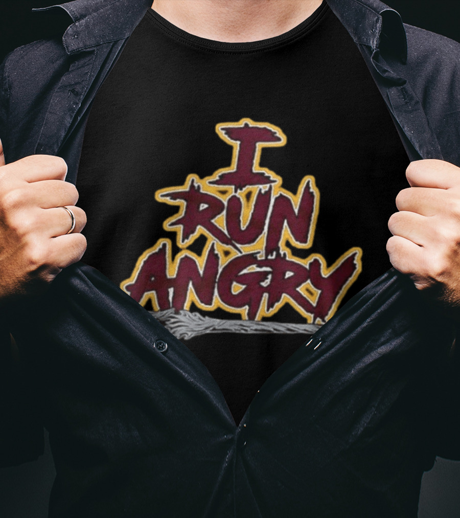 Tyler Owens I Run Angry Washington Commanders 2026 Two Sided T-Shirt