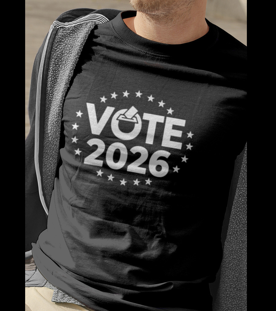 Vote 2026 Election Ballot Democracy Stars T-Shirt