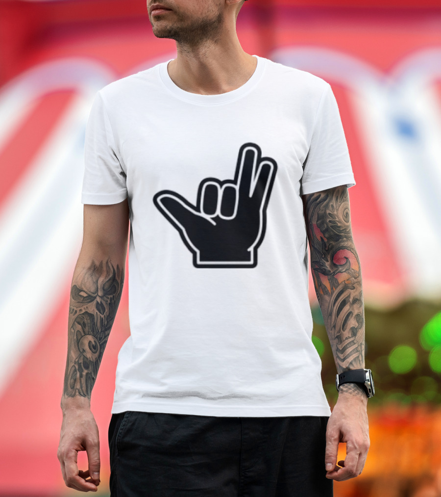 8Ro8 Store Hammajang Shaka Hand Sign Gesture T-Shirt