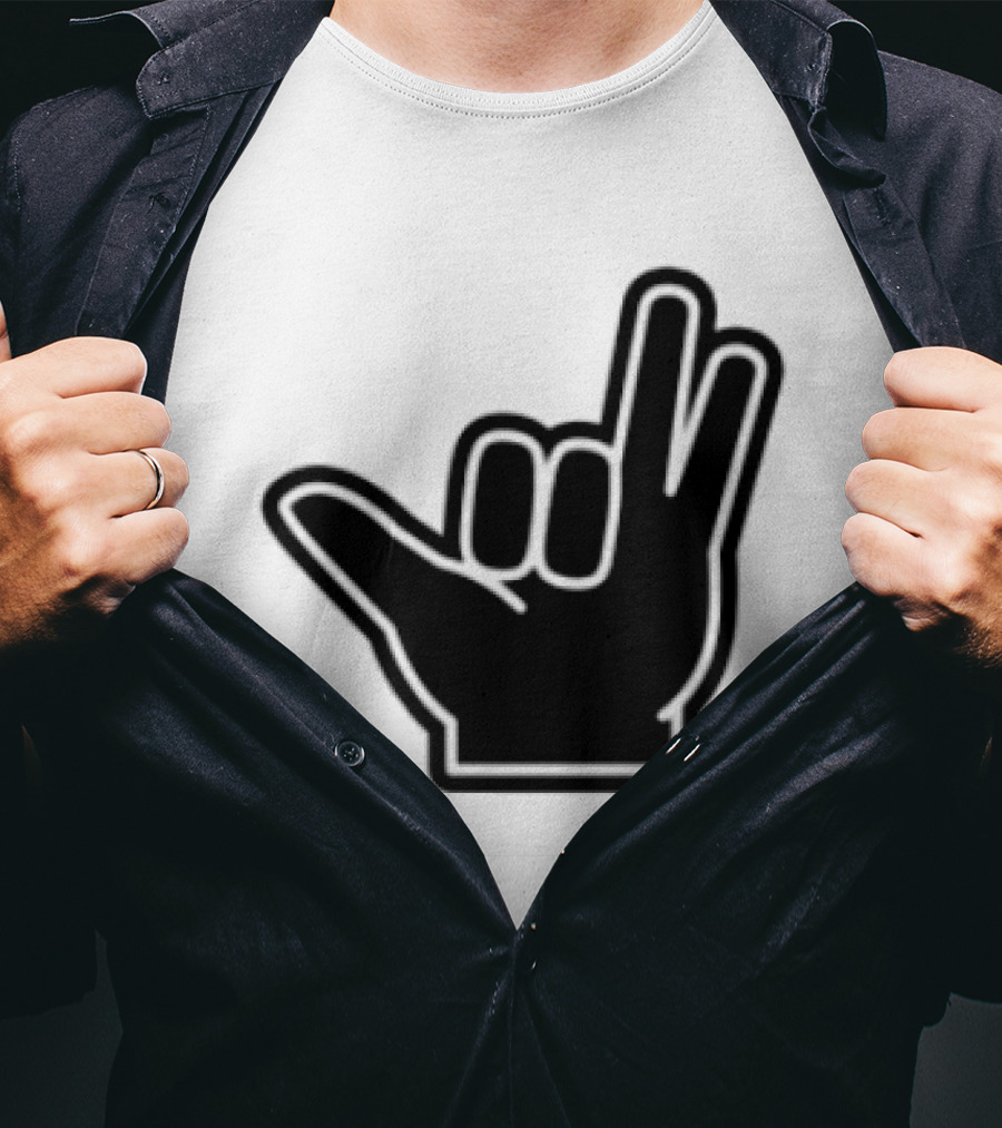 8Ro8 Store Hammajang Shaka Hand Sign Gesture T-Shirt
