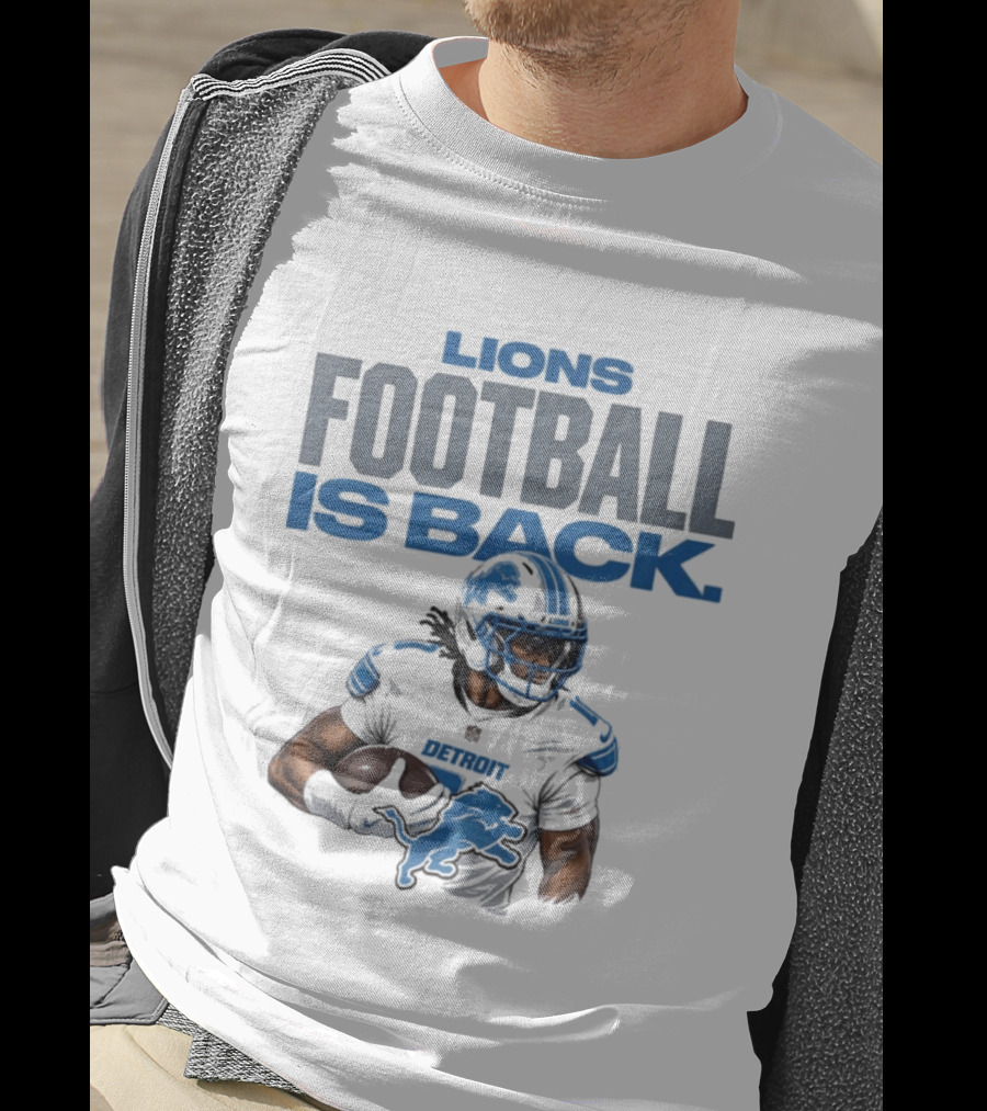 Lions Football Is Back Player Detroit Lions T-Shirt