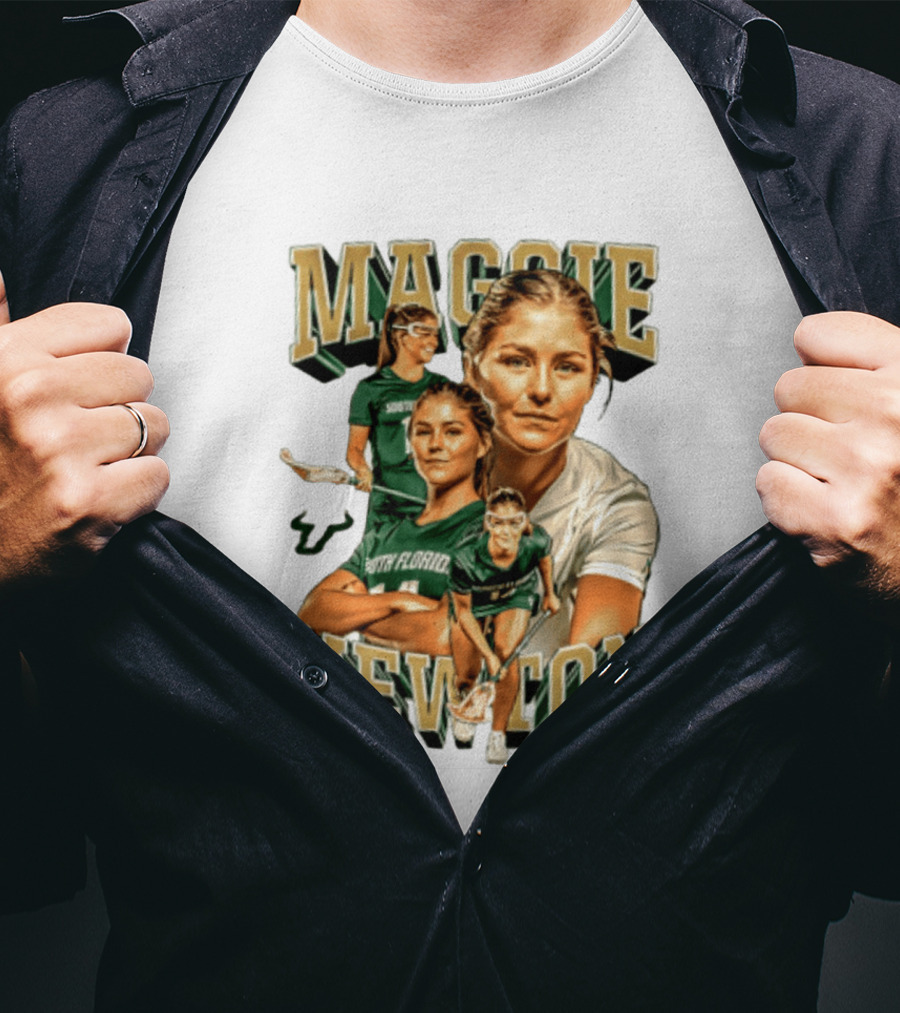 Maggie Newton South Florida Lacrosse Player USF T-Shirt