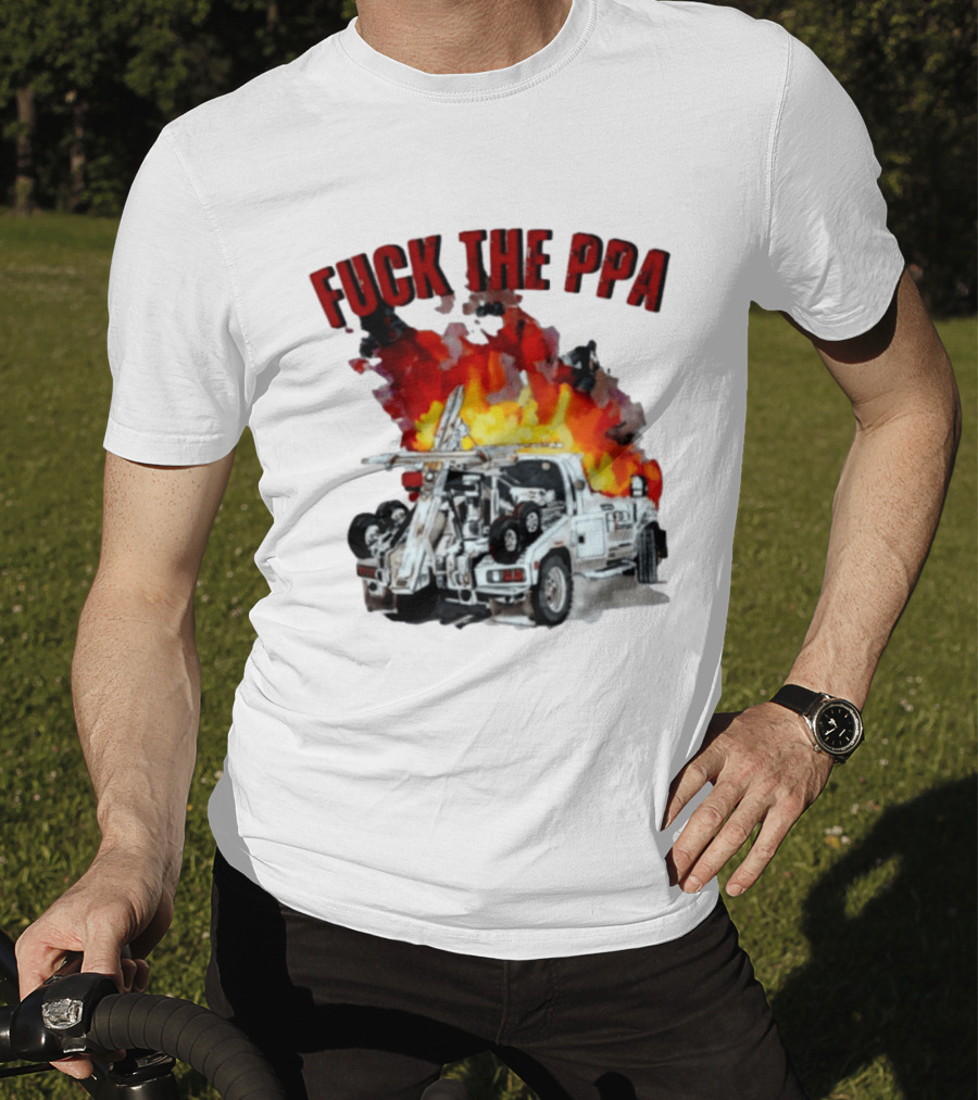 Philadelphia Parking Authority Tow Truck Fire Protest T-Shirt