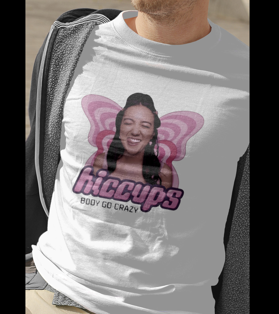 Hiccups Body Go Crazy Carly Pop Girlie FX Butterfly Wings T-Shirt