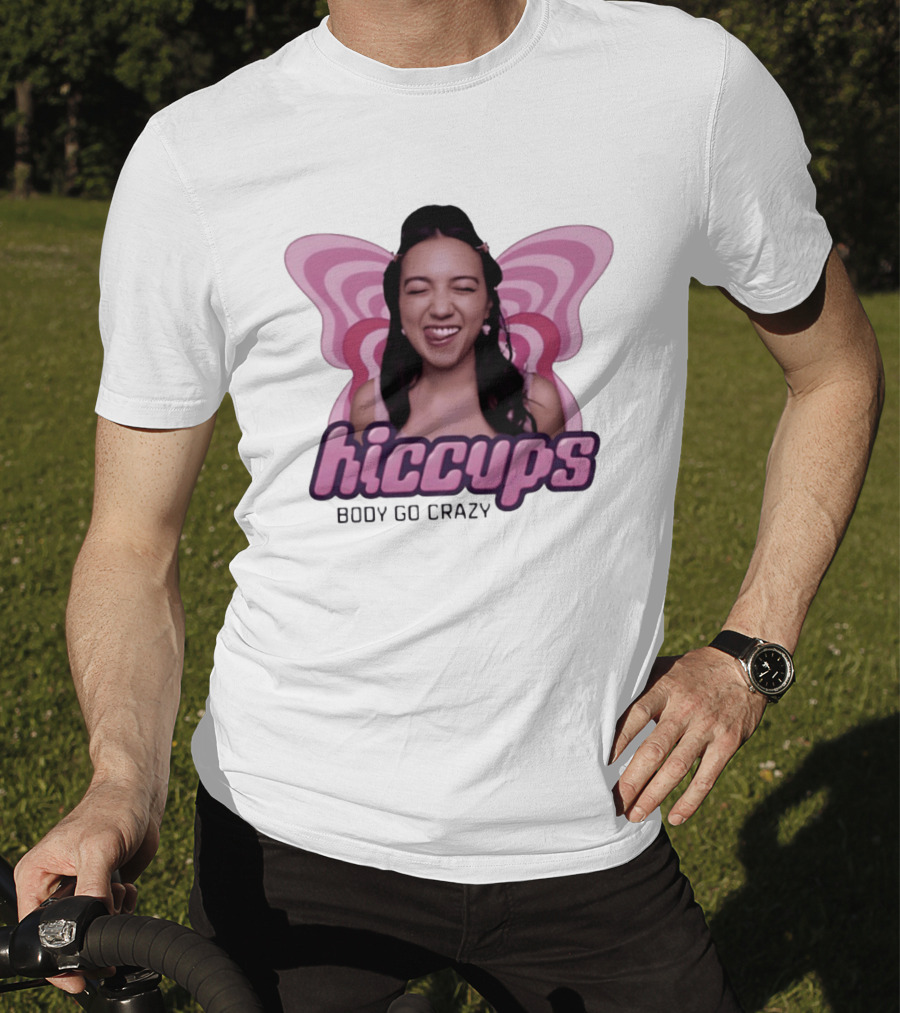 Hiccups Body Go Crazy Carly Pop Girlie FX Butterfly Wings T-Shirt