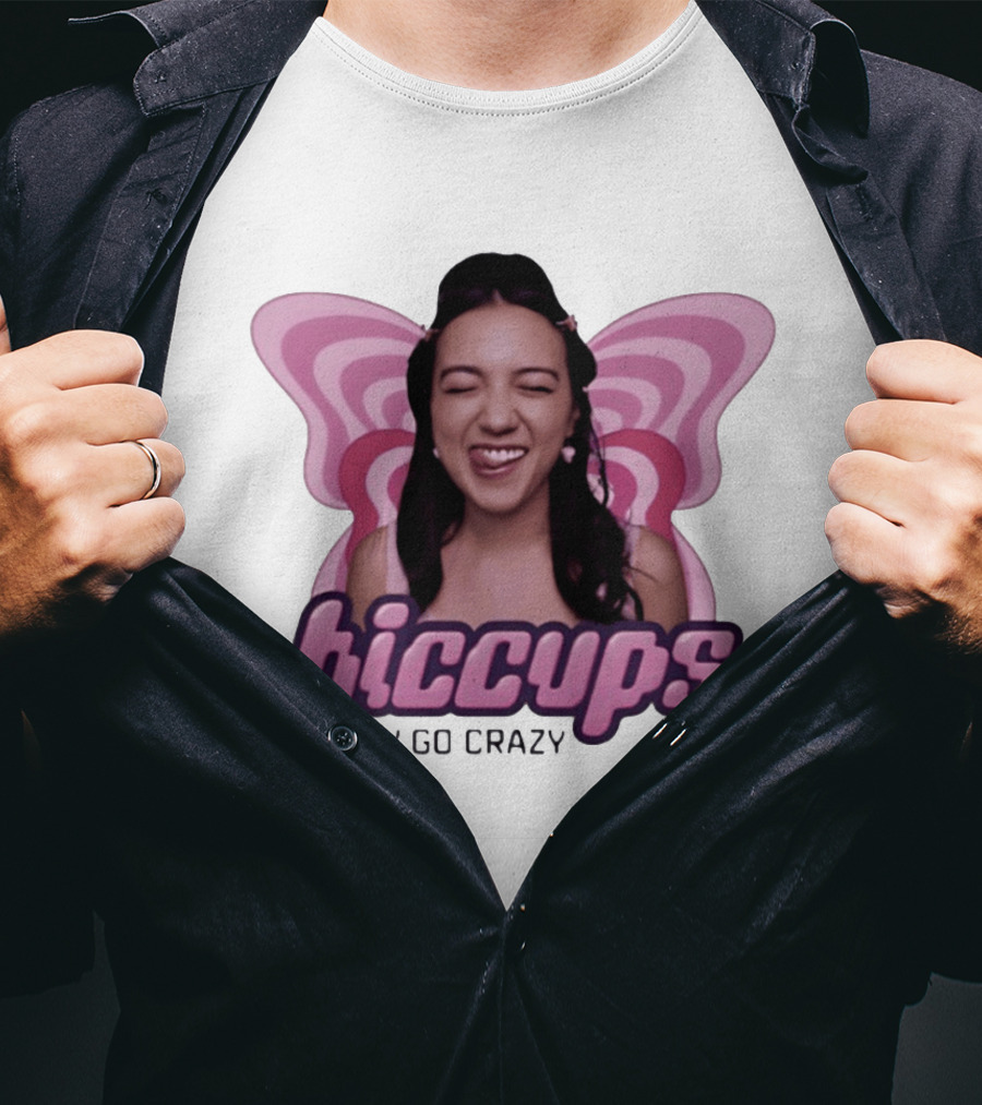 Hiccups Body Go Crazy Carly Pop Girlie FX Butterfly Wings T-Shirt