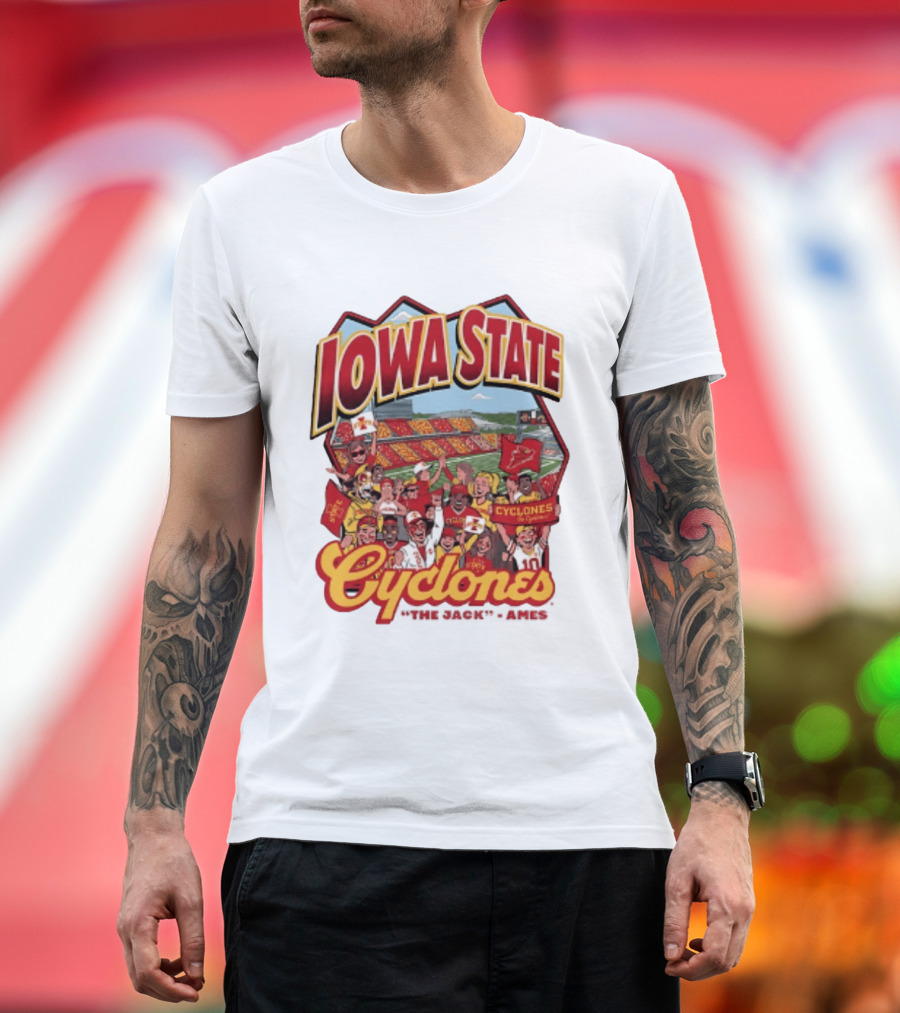 Iowa State Cyclones Football Fans At The Jack Trice Stadium Ames T-Shirt