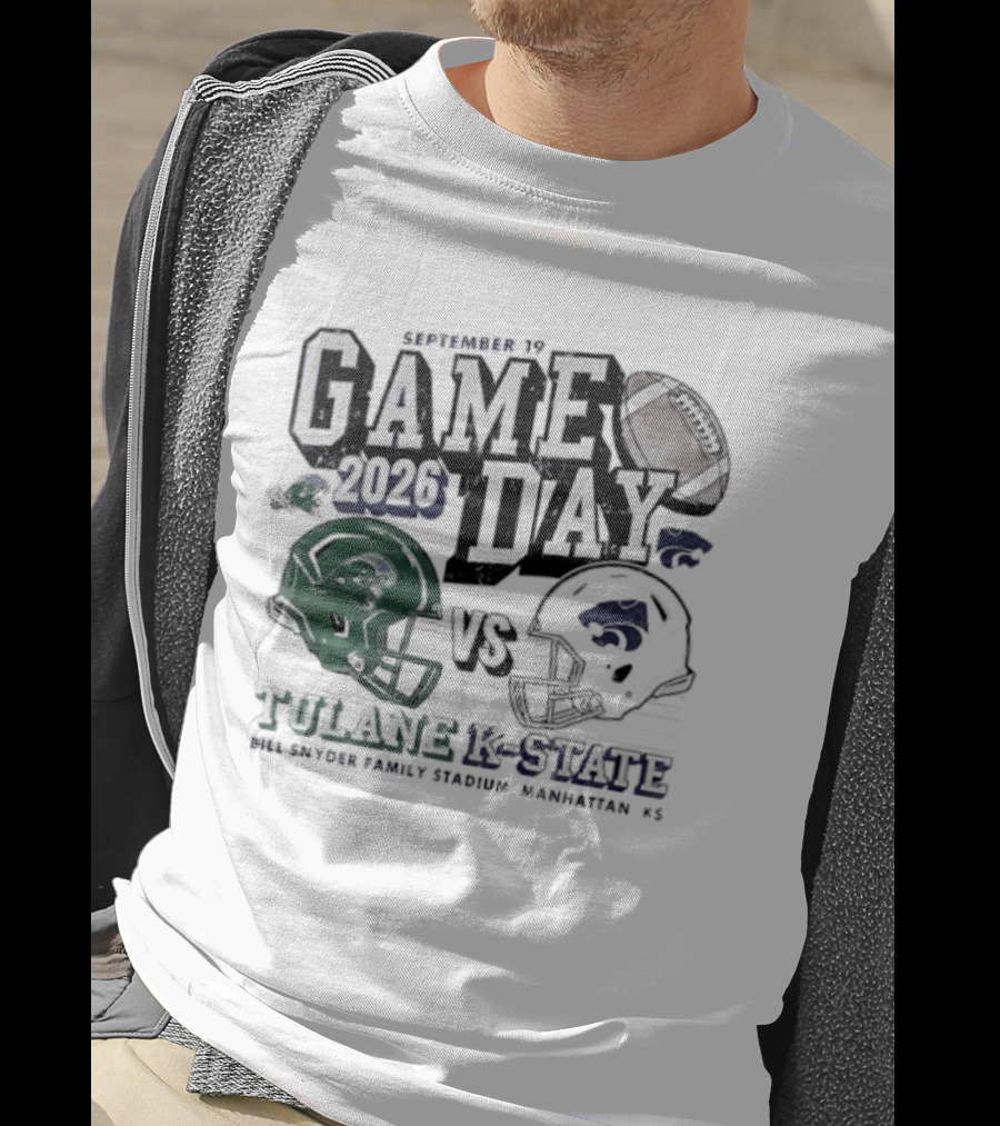 Gameday 2026 September 19 Tulane Vs K State Bill Snyder Family Stadium Manhattan KS T-Shirt