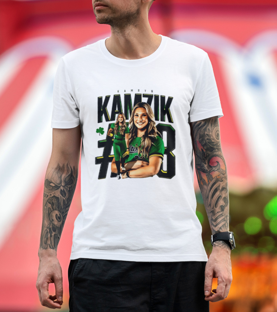 Kamryn Kamzik #23 Notre Dame NCAA Softball Player T-Shirt