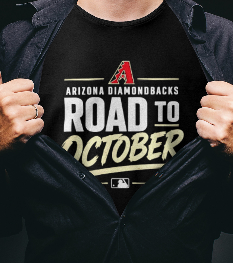 Arizona Diamondbacks Road To October MLB 2026 Postseason Journey T-Shirt