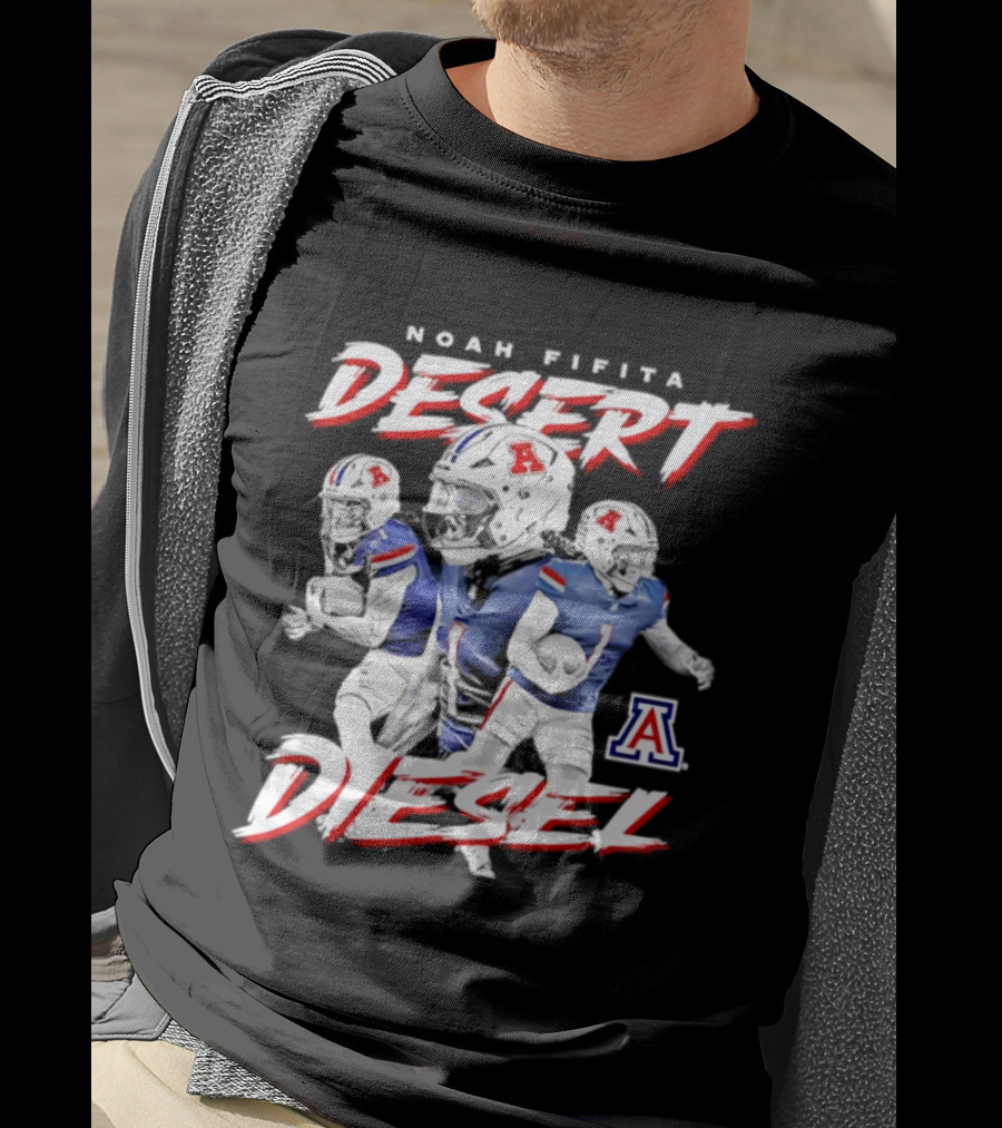Noah Fifita Desert Diesel Arizona Wildcats NCAA Football T-Shirt