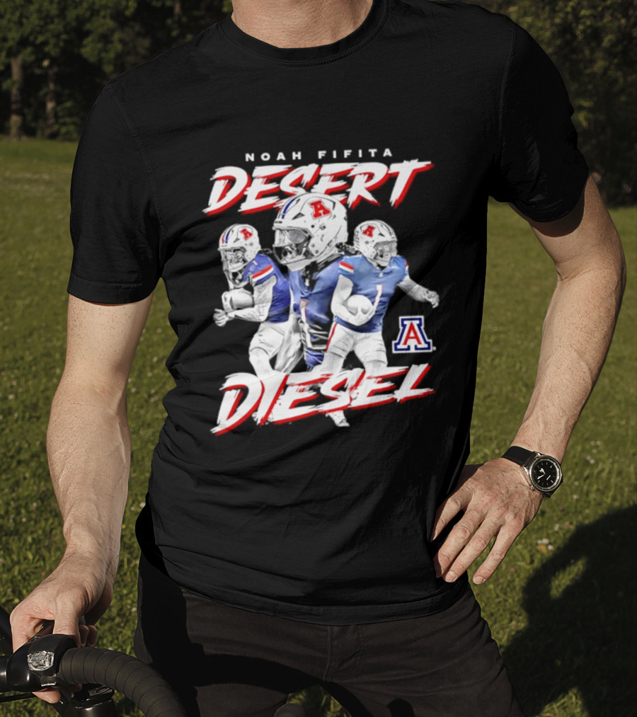 Noah Fifita Desert Diesel Arizona Wildcats NCAA Football T-Shirt