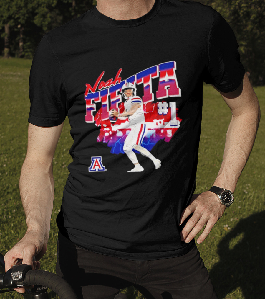 Noah Fifita Arizona Wildcats Number 1 Football Player T-Shirt