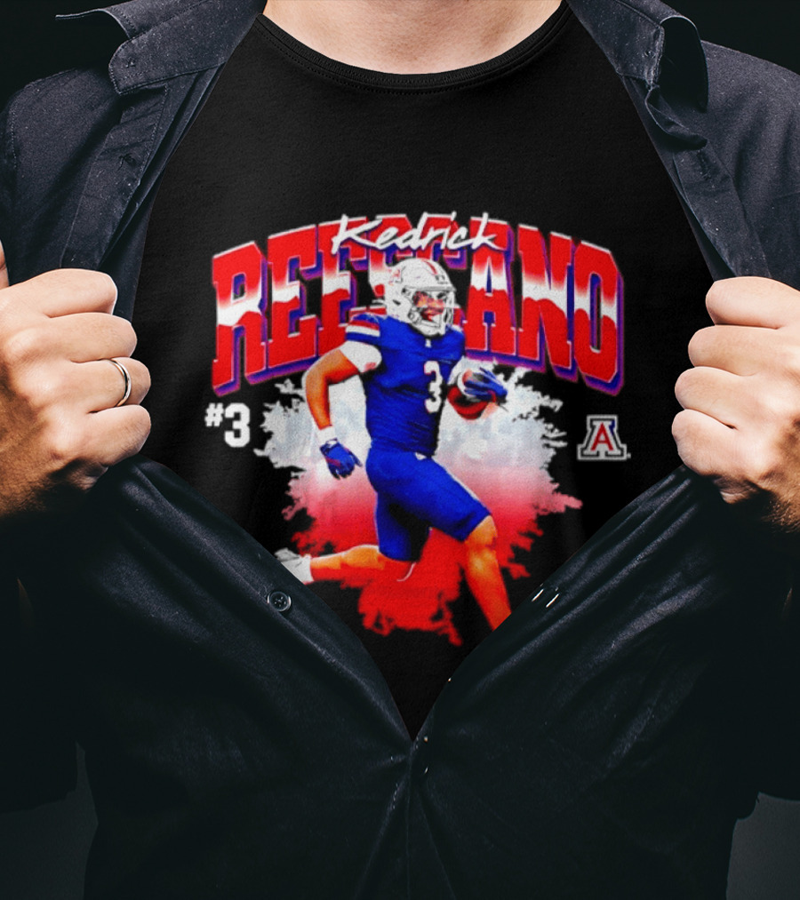 Kedrick Reescano 3 Arizona Wildcats NCAA Football Player T-Shirt