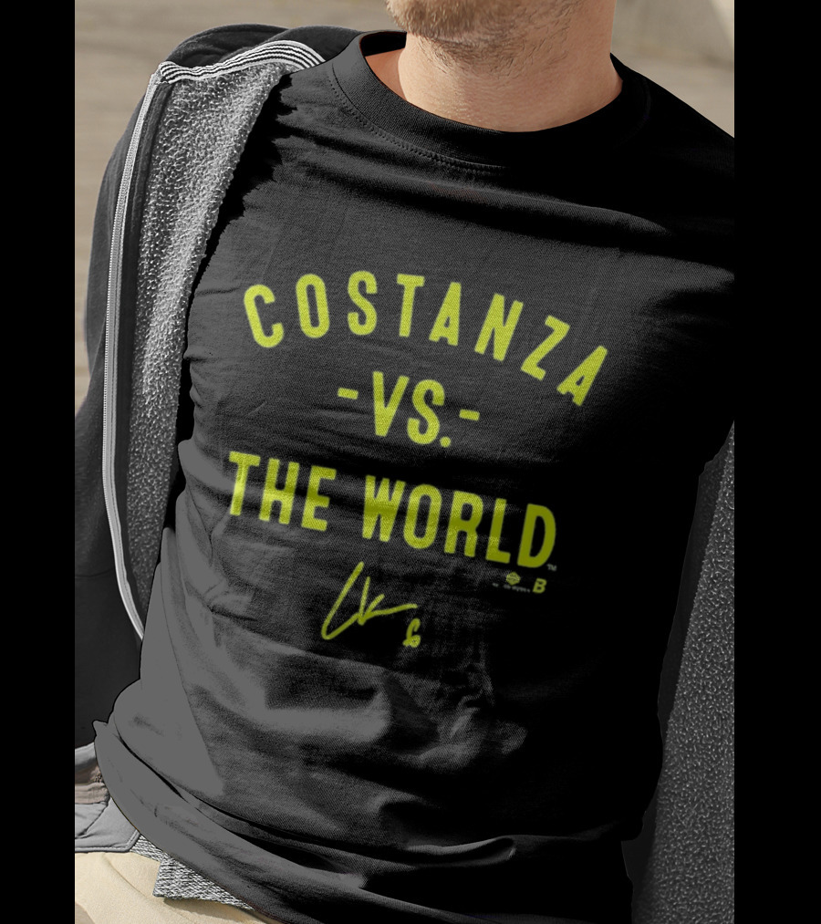 Costanza Vs The World Bold Yellow Signature T-Shirt