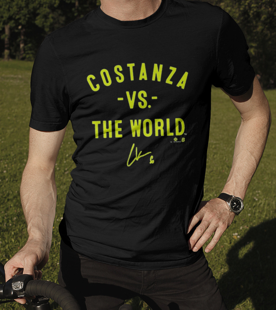 Costanza Vs The World Bold Yellow Signature T-Shirt