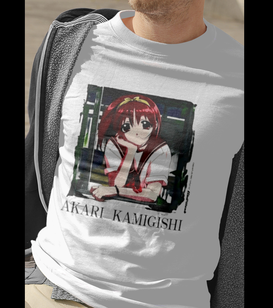 Akari Kamigishi To Heart Anime Character Image T-Shirt