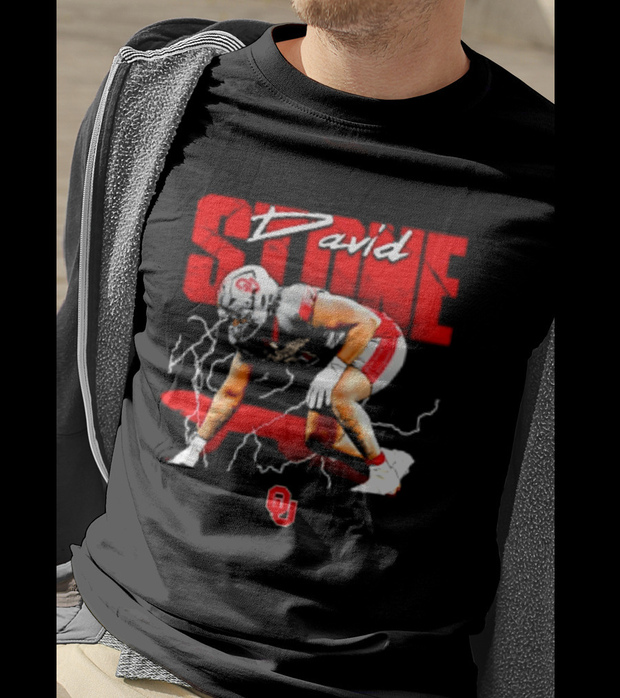 David Stone Oklahoma Sooners NCAA Football T-Shirt