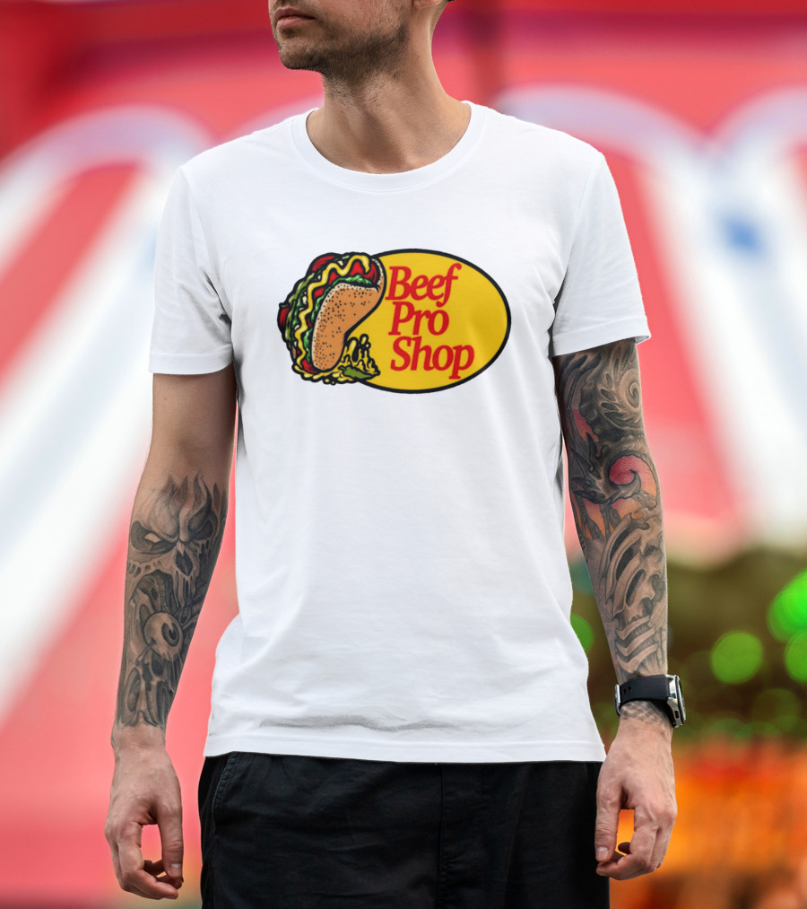 Beef Pro Shop Taco Patch T-Shirt