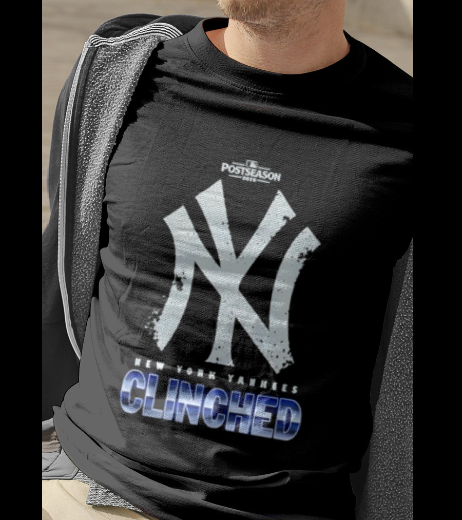 New York Yankees Clinched 2026 MLB Postseason Celebration T-Shirt