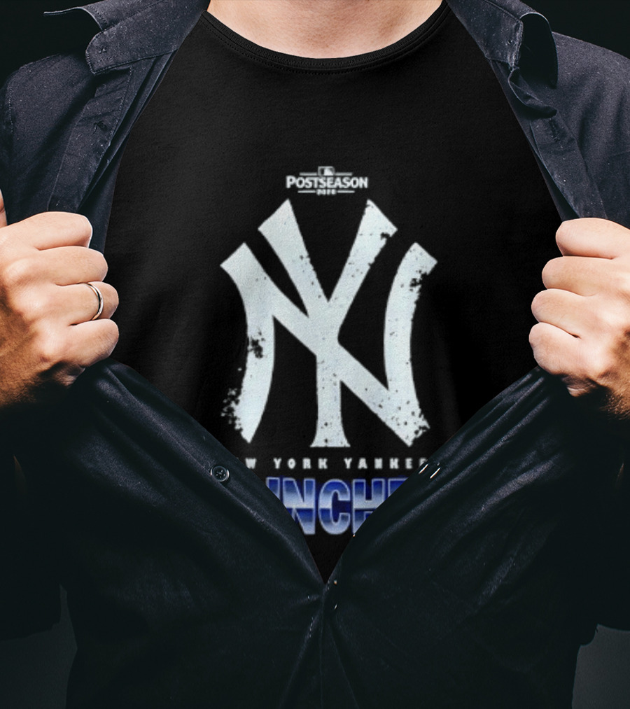 New York Yankees Clinched 2026 MLB Postseason Celebration T-Shirt