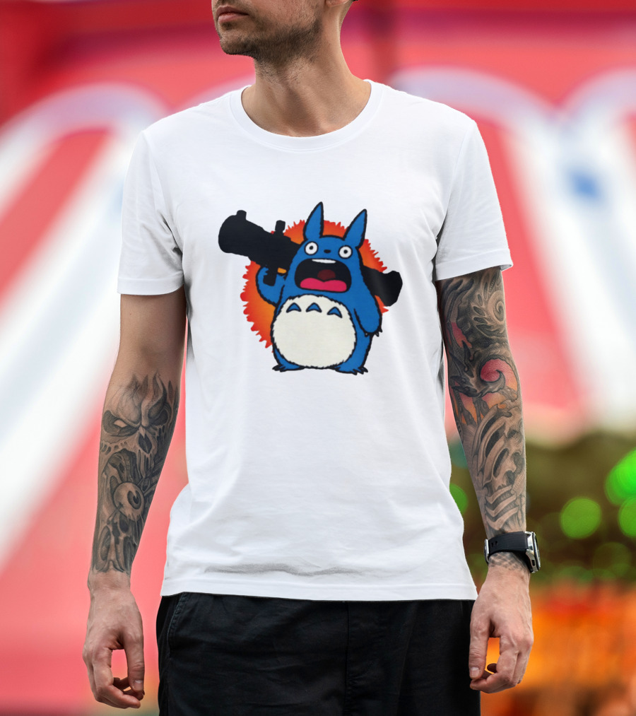 Chu Totoro My Neighbor Totoro Grenade Launcher Anime T-Shirt