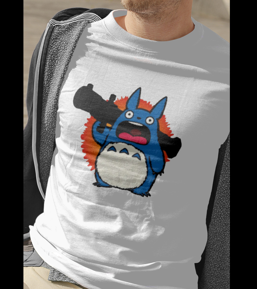 Chu Totoro My Neighbor Totoro Grenade Launcher Anime T-Shirt