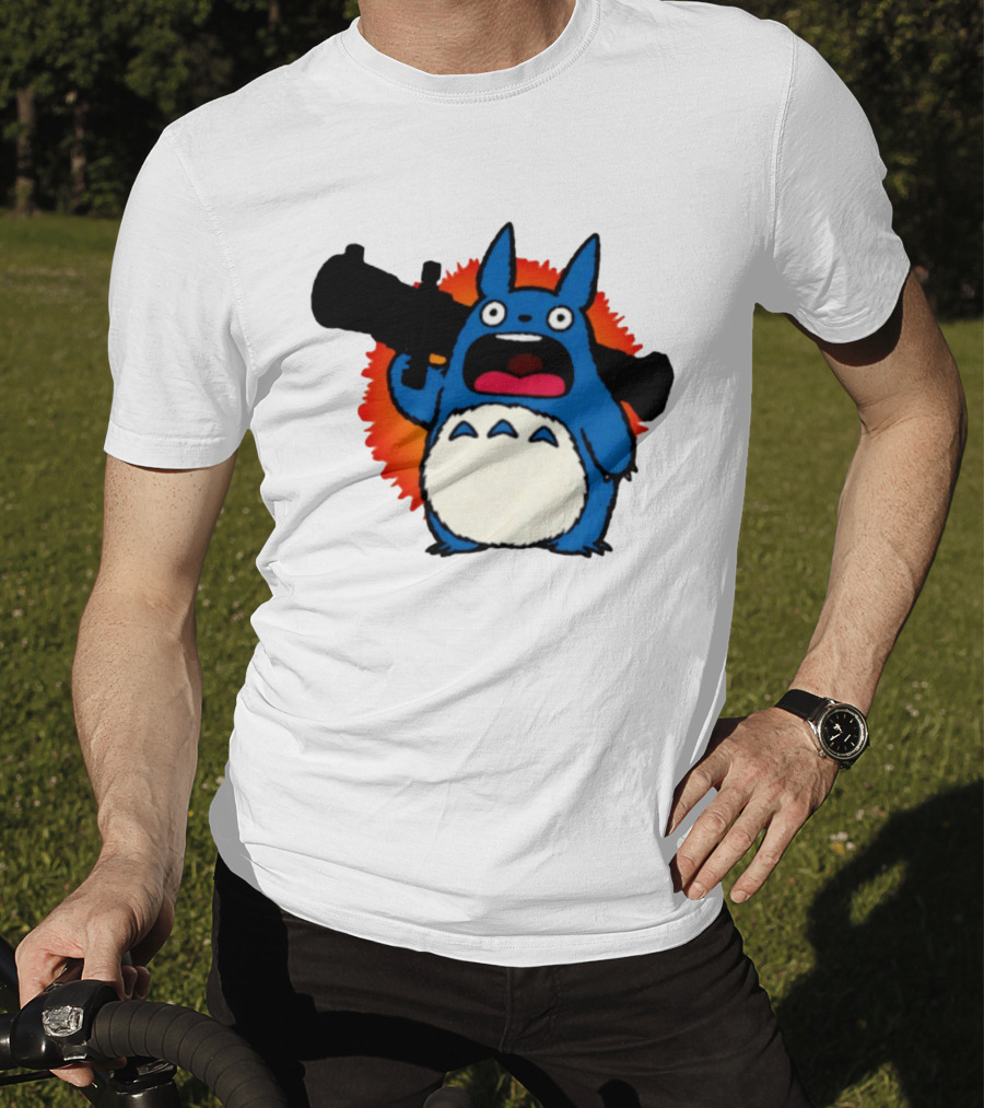 Chu Totoro My Neighbor Totoro Grenade Launcher Anime T-Shirt