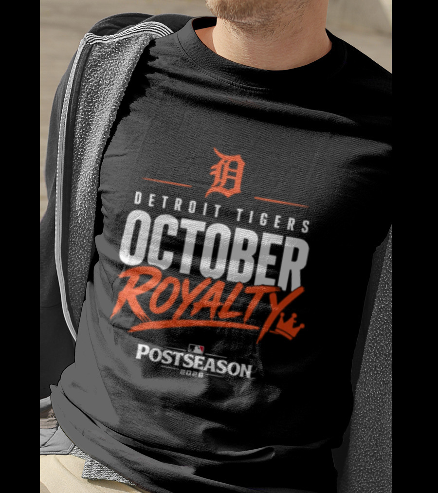 Detroit Tigers October Royalty 2026 MLB Postseason T-Shirt
