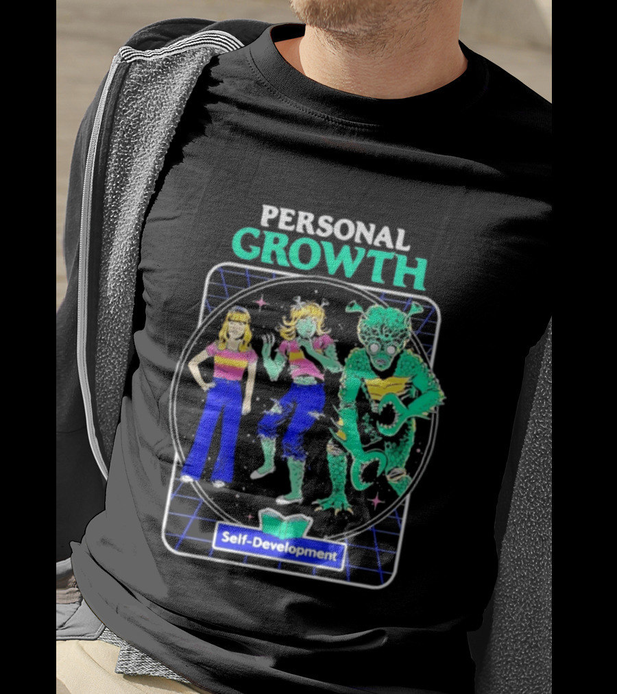 Personal Growth Self Development Alien Transformation Steven Rhodes T-Shirt