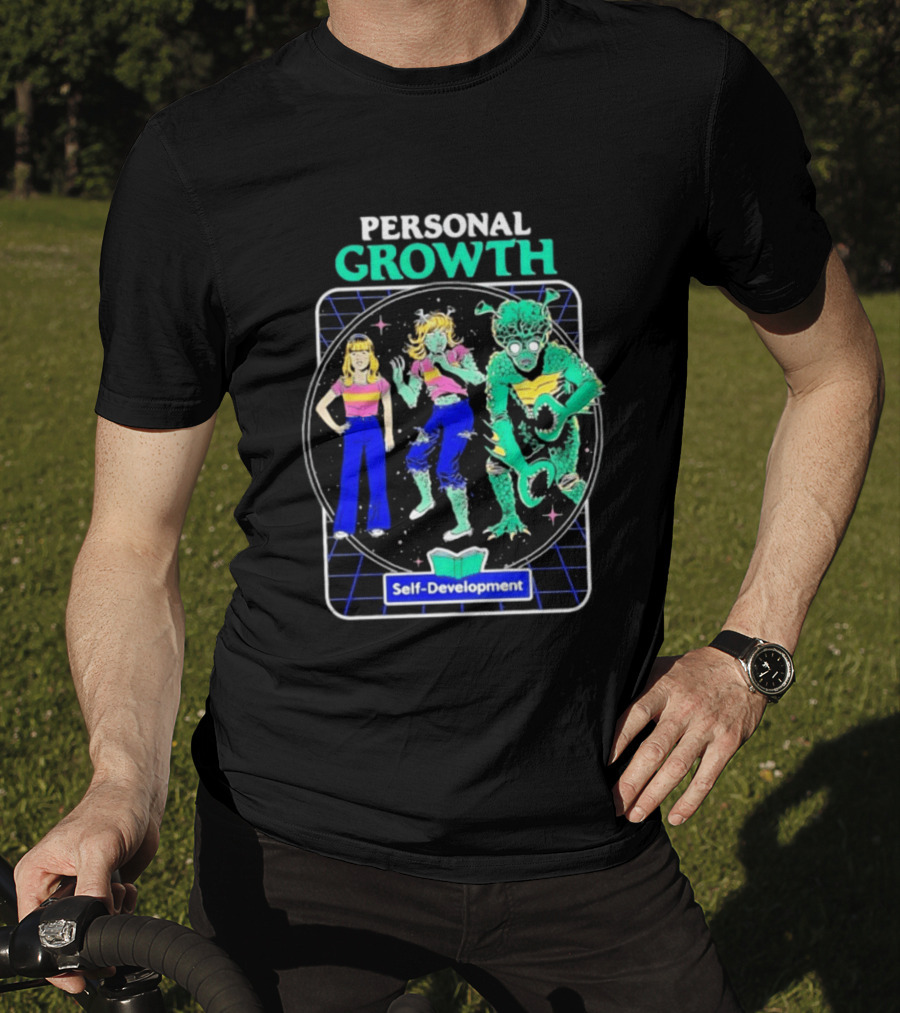 Personal Growth Self Development Alien Transformation Steven Rhodes T-Shirt